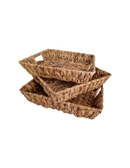 Bandeja 36cm Cuad  Trenzada Fibra P0076 Dec01