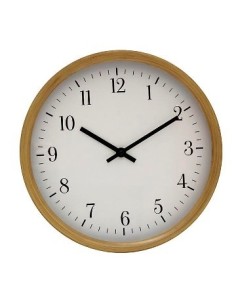 Reloj De Pared 30cm Simil Madera Rl30207 Vgo01