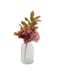 Florero Vidrio C/flores Mcc7070 Vgo01