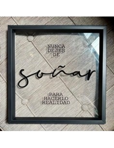 Cuadro 29x29 Decorativo Frases M-color 69024 Sf01