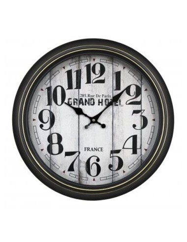 Reloj Pared 40cm Hierro 4360580 Bar02