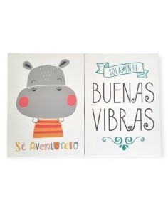 Cuadro 14x19 Lienzo Frases-infantil 7020-5020 Decozu