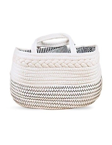 Cesto Algodon 38x20x16cm C-divisorios Desmontables 50607 Sf01