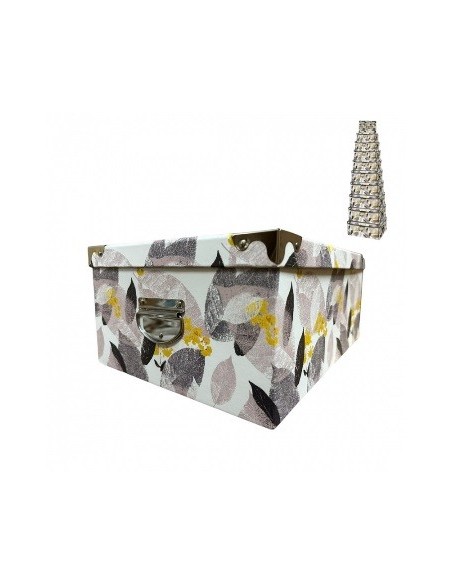 Caja 18x12cm Carton Dec  C-manija Metal Yy1962-c Rod02