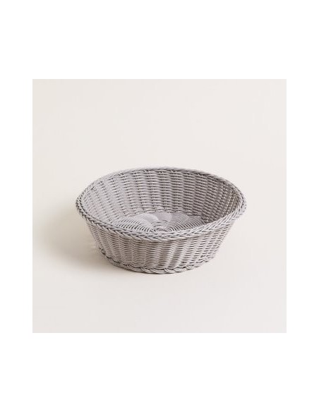 Canasta 23cm Red  Gris Trenzada 0131046 Mish02