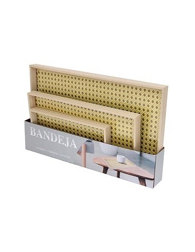 Bandeja X3 Madera Bp322 Vgo01