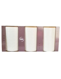 Set X3 Lata C-tapa Y Bamboo Blanco Ca5459 Pk01