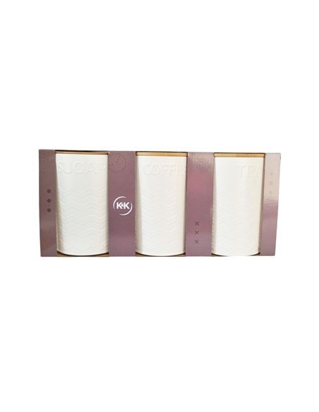 Set X3 Lata C-tapa Y Bamboo Blanco Ca5459 Pk01
