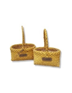 Canasta 23 Cm C-manija Mad  Bambu 300608 Pcu01