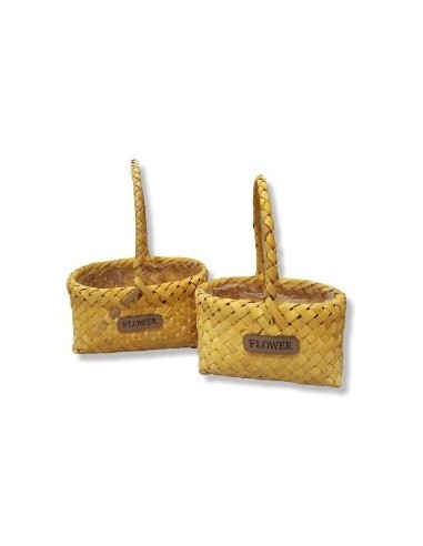 Canasta 23 Cm C-manija Mad  Bambu 300608 Pcu01