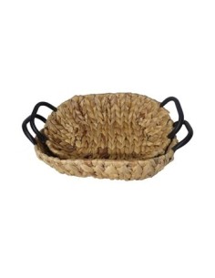 Canasta 34 Cm  Oval C-manija Metal 600670 Pcu01
