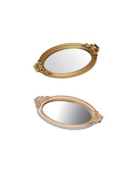 Bandeja C-espejo 38x23 Marco Estilo Antiguo Bp1620 Vgo01 -m-