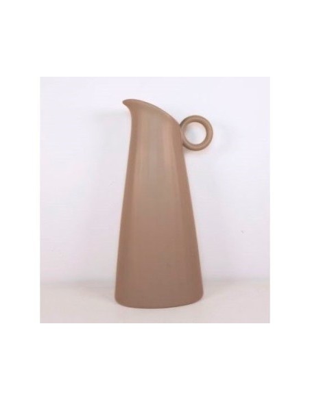 Jarra 15x29cm Ceramica Opaca Gris 60994 Pel02