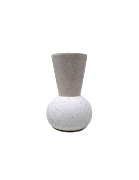 Jarron 10x15cm Ceramico Bco Nq46b Gal01