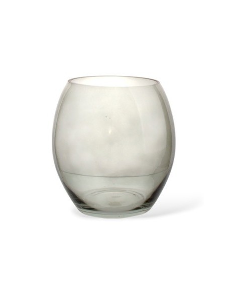 Florero Vidrio Bombe Panzon V4114g Dec01