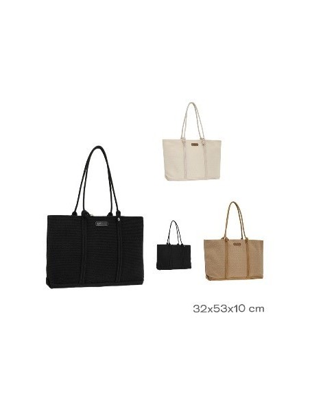 Bolso Playero 32x53x10 Colores Surtidos 53746 Trendy Tar02