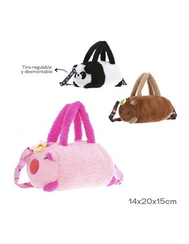 Cartera Infantil Peluche Capibara/oso 53819 Tar02