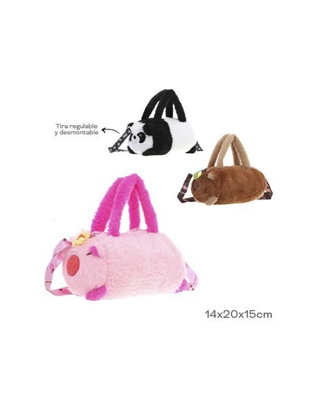 Cartera Infantil Peluche Capibara/oso 53819 Tar02