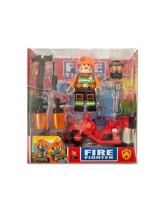 Bombero 8cm C-moto Y Accesorios En Caja 18-46 Pub02
