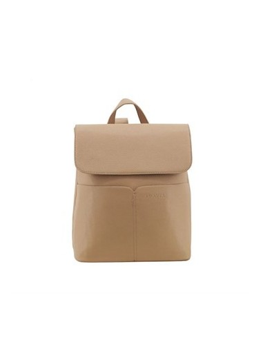 Mochila Amayra Pu Graneado C/solapa