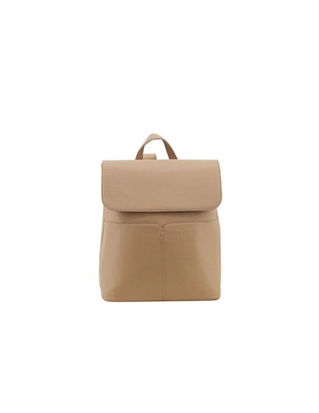 Mochila Amayra Pu Graneado C/solapa