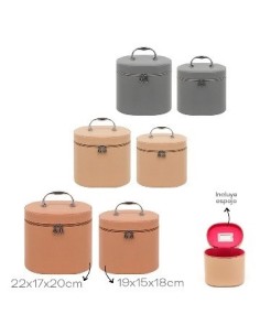 Organizador Bijou Pu Oval-rectangular 22x17x20cm Trendy 19205-19203-19204 Tar02