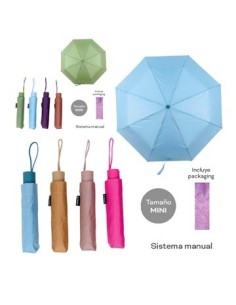 Paraguas Corto Liso/estampado Trendy 28449-28447-28451-28453- 6245-6228-6232- 6282-6284-8287-6290-6293 28449 28871 29000 Tar0