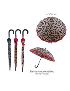 Paraguas Dama Largo Estampado Surtido Oreiro 28995/28996 Tar02