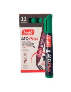 Marcador Perm. P/chanfle 410 Verde 6424 Trabi (b12)