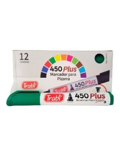 Marcador P/pizarra 450 Verde 9524 Trabi (b12)