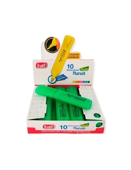 Resaltador Chato Verde 5777/1 Trabi (b10)