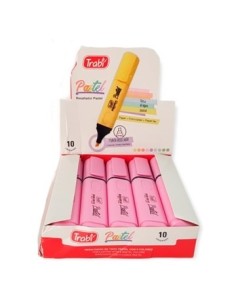 Resaltador Chato Pastel Rosa Tr35979 Trabi (100/1)