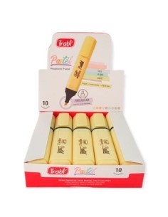 Resaltador Chato Pastel Amarillo 15977 Trabi (100/1)
