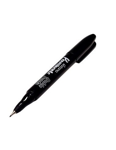 Marcador Perm. Doble Punta Negro 513056/513059 Pen01