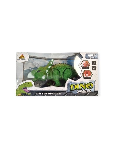 Dinosaurio Grande A Pila En Caja Con Visor Surt  50402-50405 Seb01