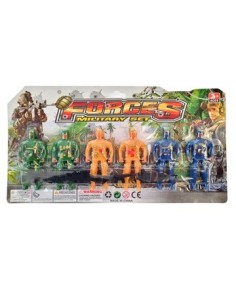 Soldados X 6 C/armas Blister 54679 Seb01