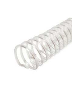 Espiral Plastico 20mm Transp  X50 -120hj- Espi01 Boix01 -b10-
