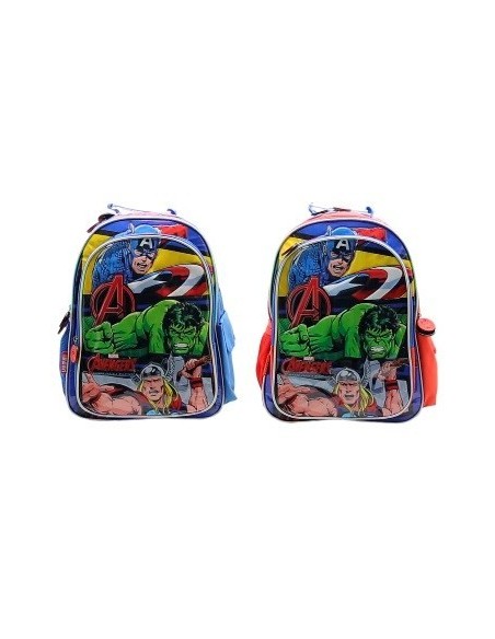 Mochila 16" Avengers Espalda Sp037 Sp39 Ck01