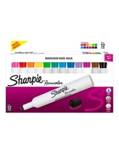 Marcadores X12 Sharpie Acuacolor Caja 2184215 New02