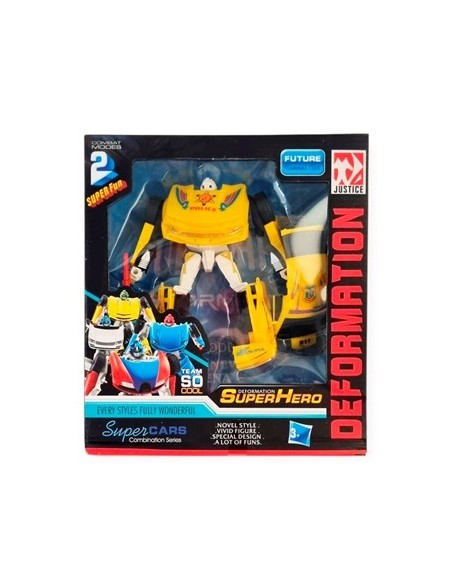 Transformer Auto 26 5x23 5x7 5cm Deformation En Caja 54760 Seb01