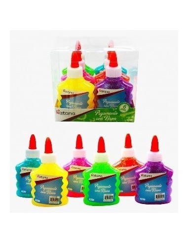 Adhesivo X100ml Neon/glitter 514000/514001 Pen01 (b6)