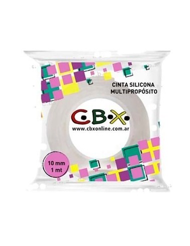 Cinta Adhesiva 10x1mts Silicona Cbx
