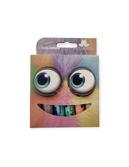 Tempera X 6 Unid. Pastel Acuarel Tps11 1172 Fai01 Mg01