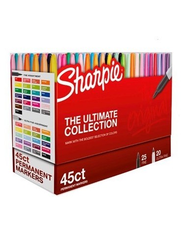 Marcadores + Microfibras X45 Sharpie Caja 2199818-2185860 New02