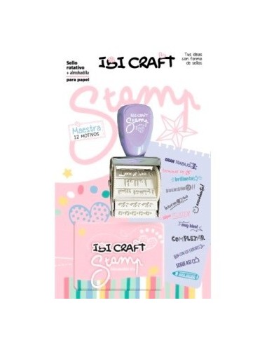 Sello Maestra C/almohadilla Ibi Craft Blister 841603 Ibi01