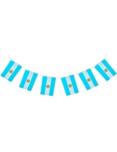 Banderin Argentina 14x10 10pcs Fg20091 Sf01