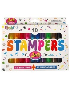 Marcadores X10 Doble Punta C/ Minisellos 700016 Kir01