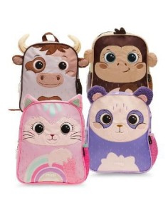 Mochila 12" Infantil Animalitos 126101 Phi Phi