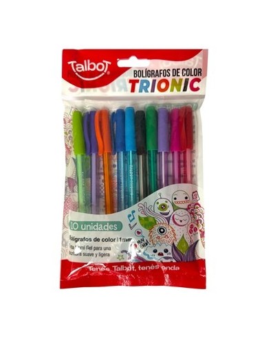 Boligrafo X10 Colores Talbot Trionic 4829 Csl01
