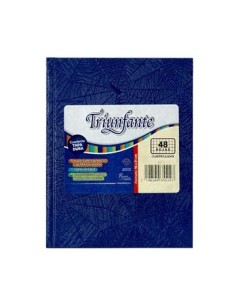 Cuaderno  19x24cm 48hj T/d Cuad Arana Azul 441226 Triunfante 123 Tec02 (b5)